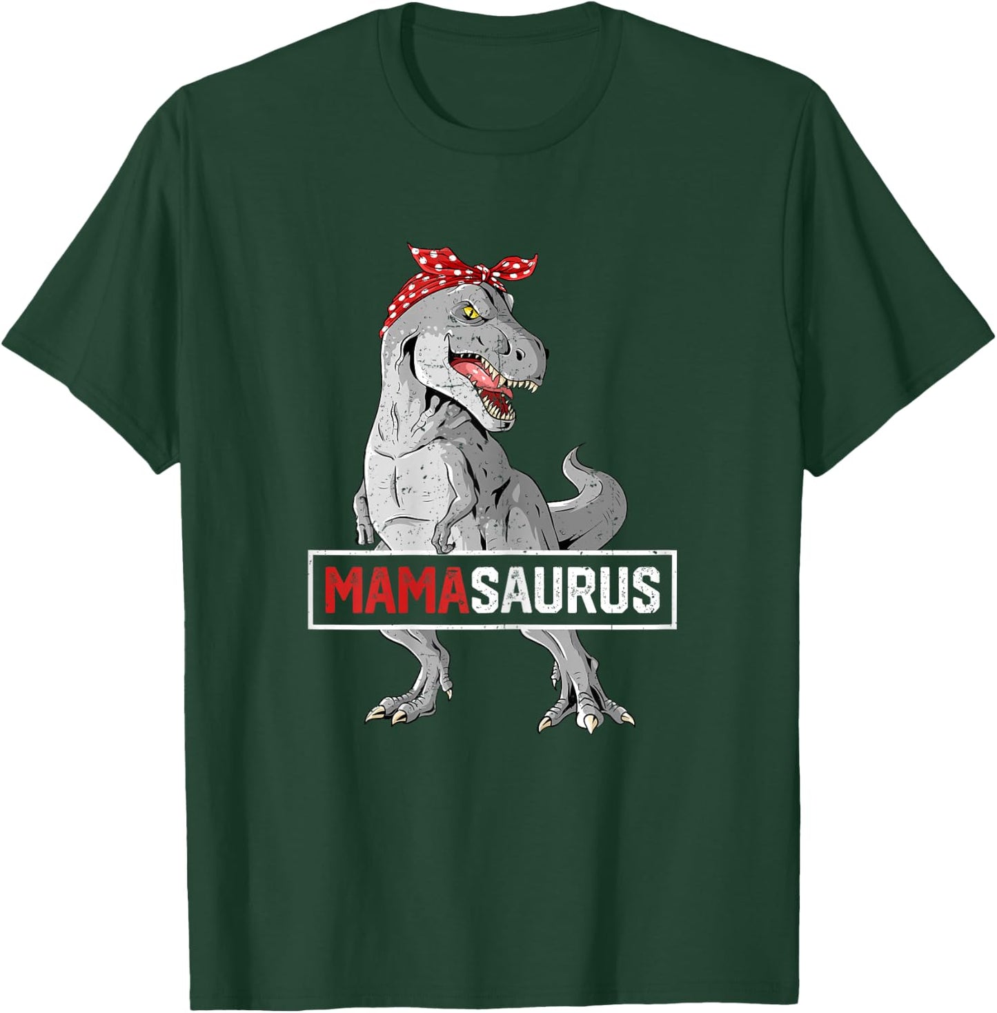 Mamasaurus T Rex Birthday Dinosaur Mommy Family Matching T-Shirt - T-Shirt | Forest