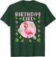 Flamingo Lover Birthday Girl - Floral Flamingo Birthday Girl T-Shirt - T-Shirt | Forest