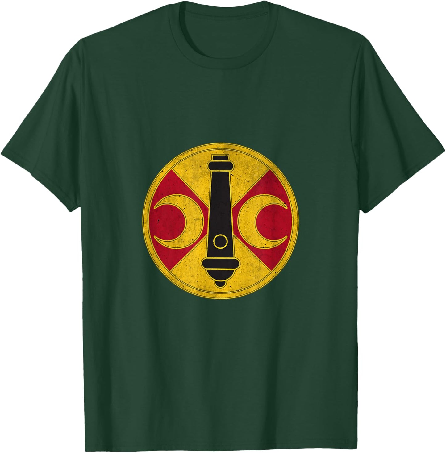 210th Field Artillery Brigade Military Papa Veterans Day T-Shirt - T-Shirt | Forest