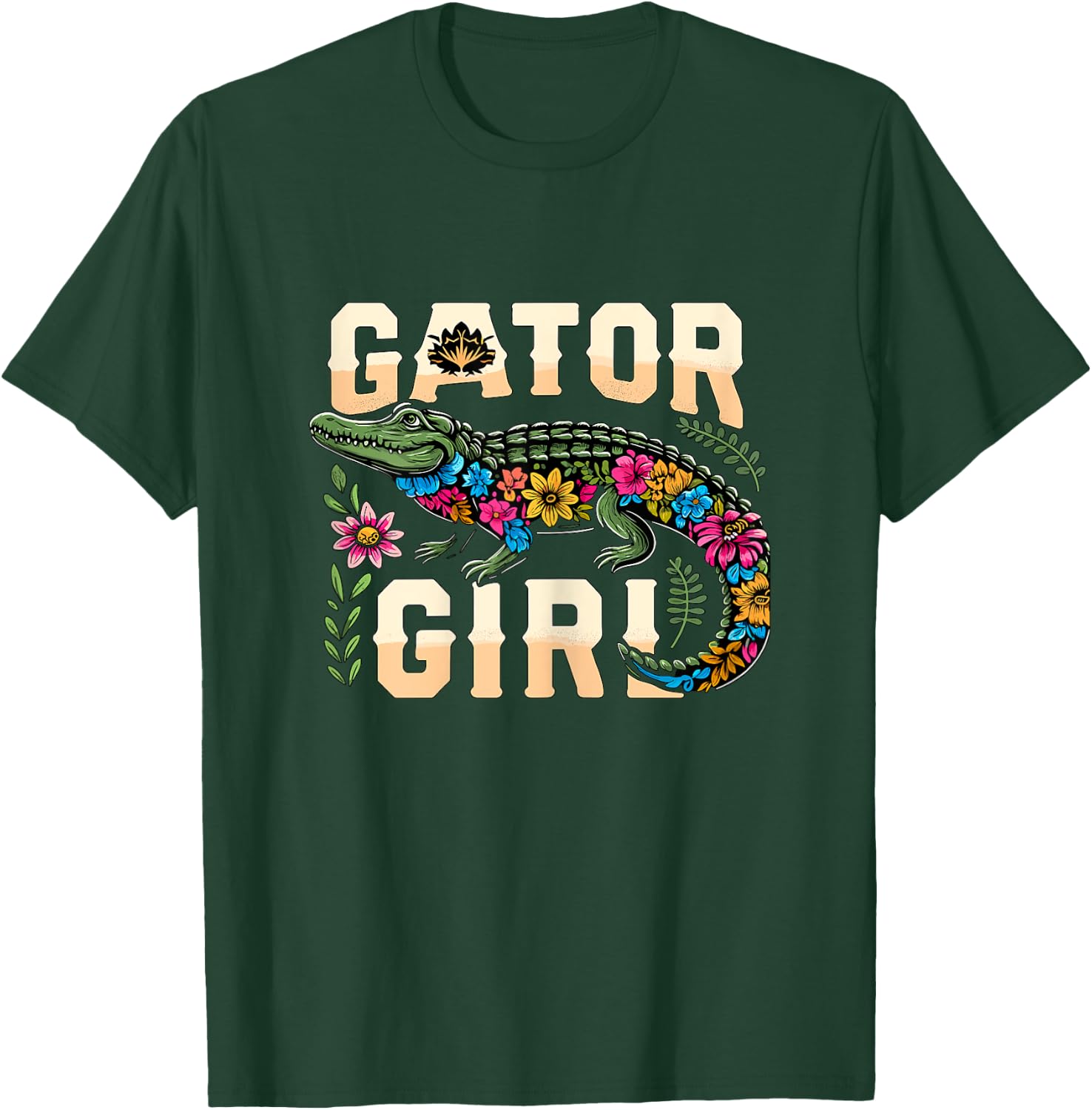 Gator Girl Alligator Crocodile T-Shirt - T-Shirt | Forest