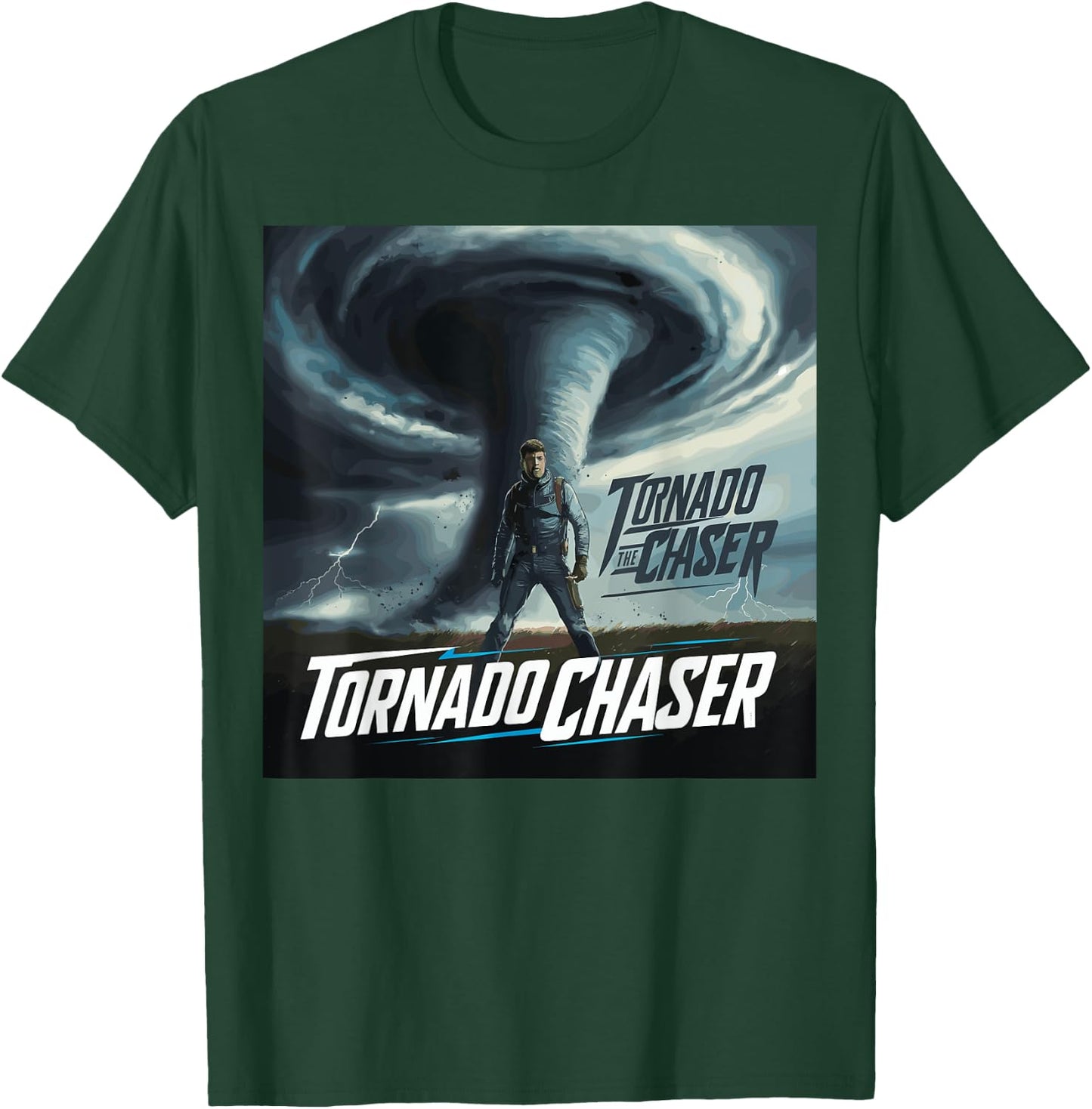 Tornado Costume Tornado Chasers Storm Hunter Storm Tornado T-Shirt - T-Shirt | Forest