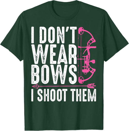 Funny Archery Gift Bow Hunting Archer Mother's Day T-Shirt - T-Shirt | Forest