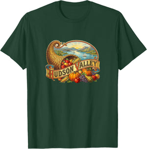 Hudson Valley, New York, Retro T-Shirt - T-Shirt | Forest