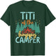 Titi of Happy Camper 1st Birthday Party Retro Titi T-Shirt - T-Shirt | Forest