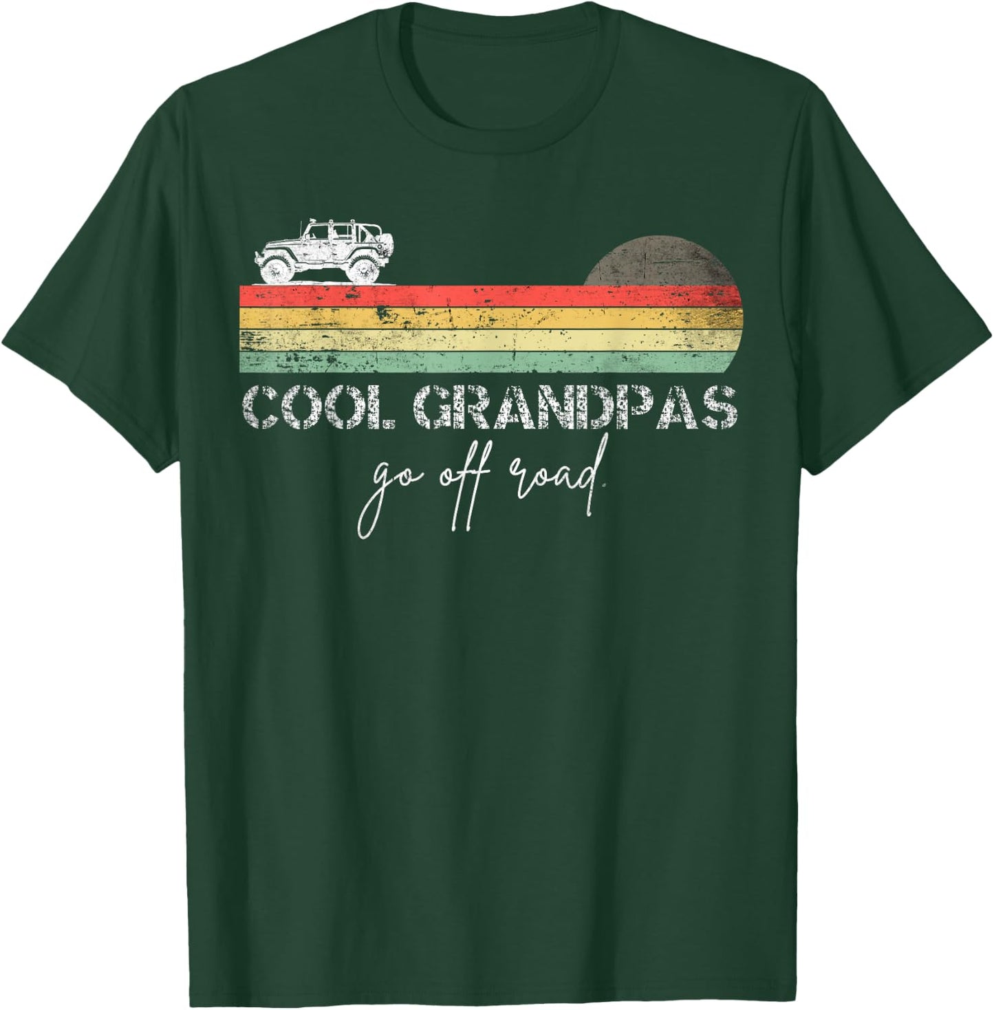 Cool grandpas go off road funny off road T-Shirt - T-Shirt | Forest