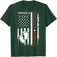 Promoted to daddy 2025 us american flag pregnancy annouce T-Shirt - T-Shirt | Forest