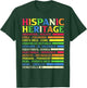 National Latino Countries Flag Hispanic Heritage Month 2024 T-Shirt - T-Shirt | Forest