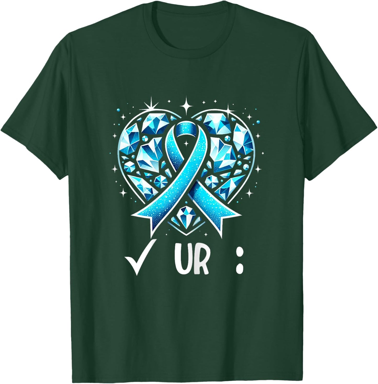 New Colorectal Cancer Awareness Colonscopy Check Your Colon T-Shirt - T-Shirt | Forest