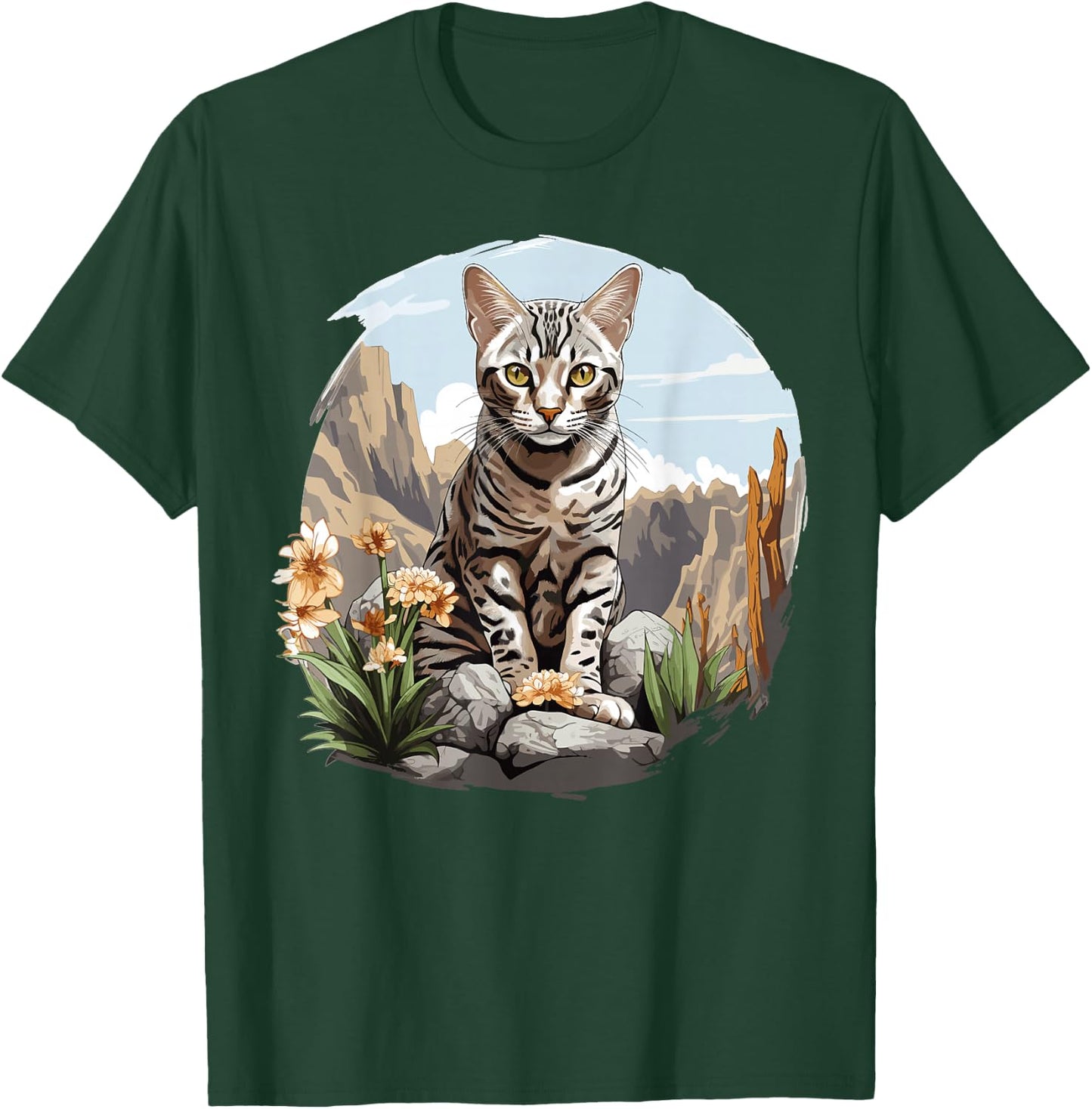 Egyptian Mau Cats Kitten Egyptian Mau Cat T-Shirt - T-Shirt | Forest