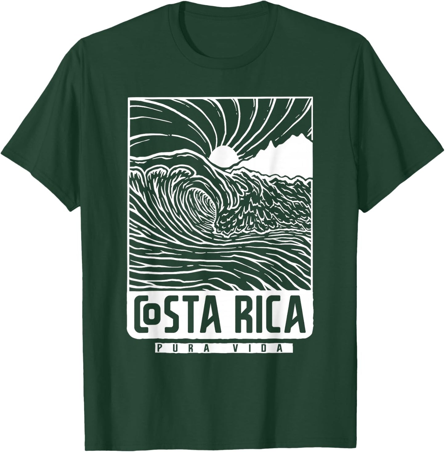 Costa Rica Pura Vida T-Shirt - T-Shirt | Forest