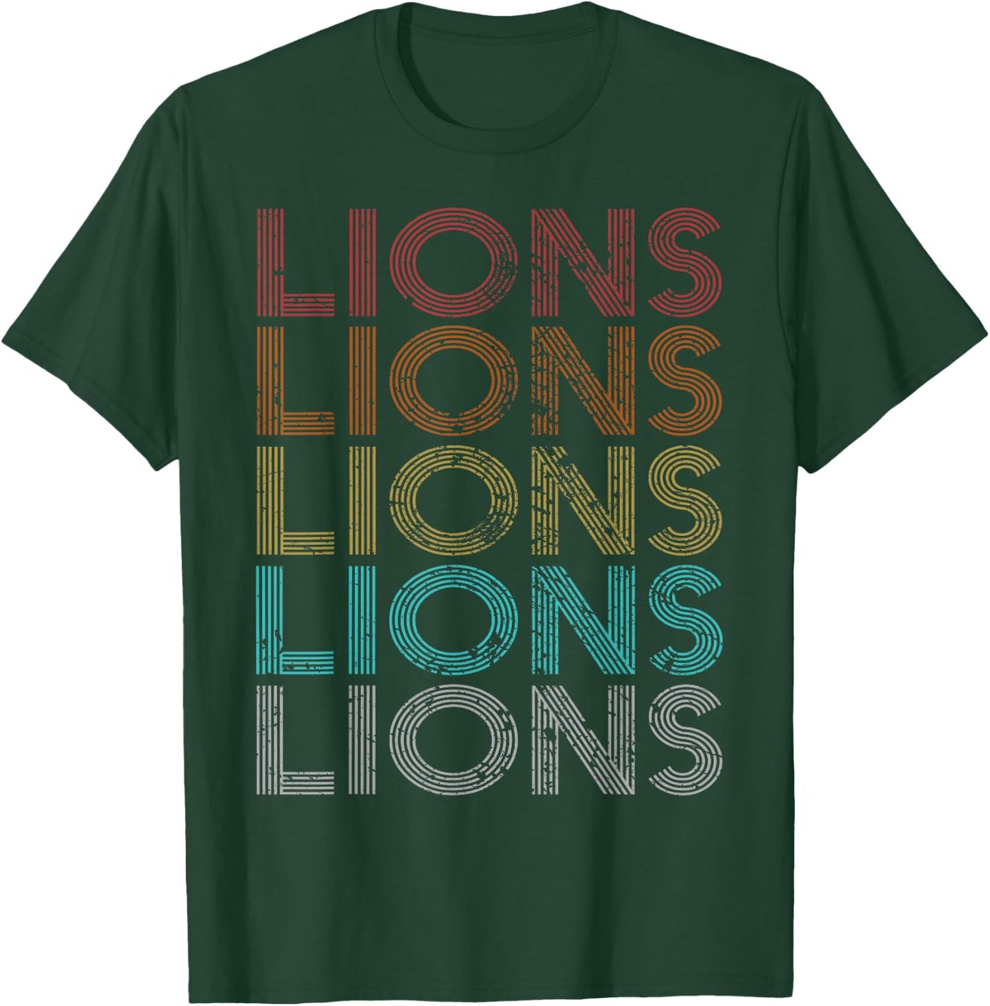 Retro Vintage Lions T-Shirt - T-Shirt | Forest
