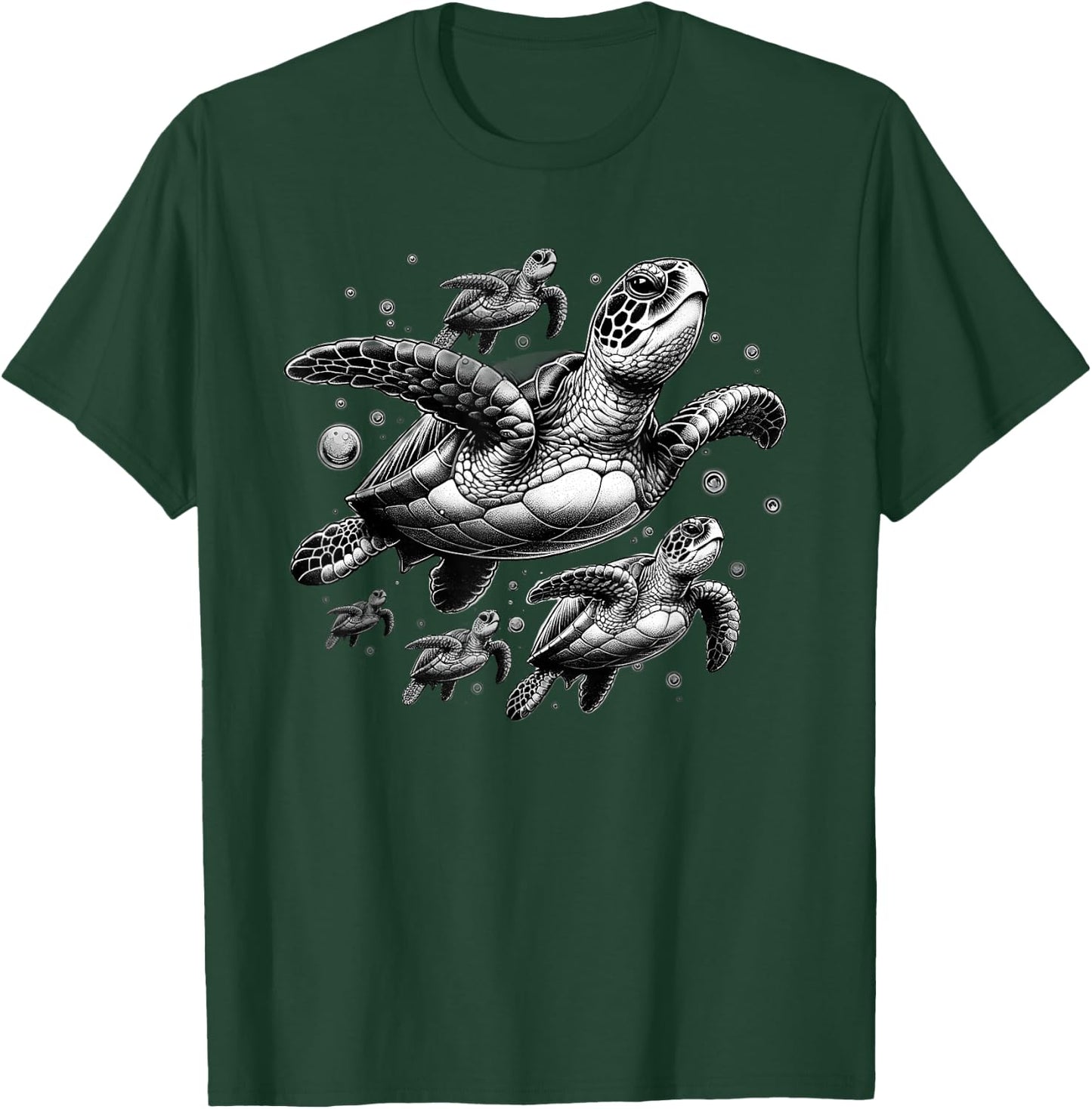 Sea Turtles Save The Turtle Ocean Animal Beach Lover Graphic T-Shirt - T-Shirt | Forest