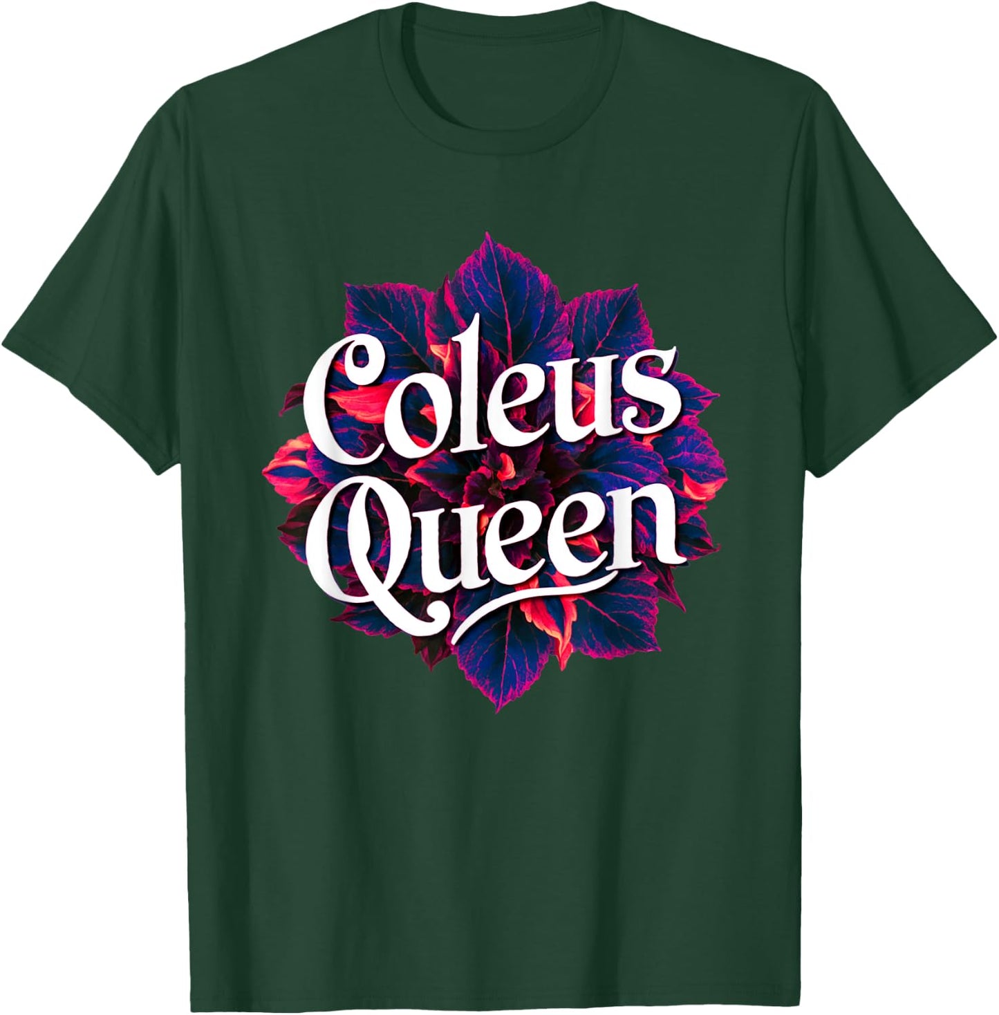 Coleus Queen Garden Coleus Plant Lovers Design T-Shirt - T-Shirt | Forest