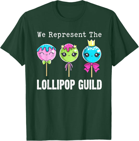 We Represent The Lollipop Guild Wizard-Of-Oz Cute Candy T-Shirt - T-Shirt | Forest