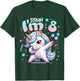 8th Birthday Girl Dabbing Unicorn Bruh I'm 8 Years Old Girls T-Shirt - T-Shirt | Forest