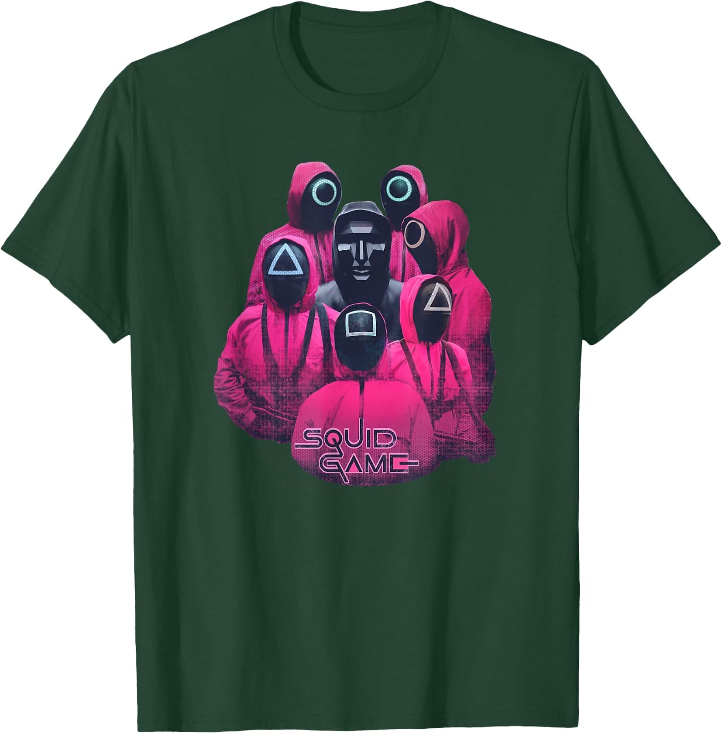 Squid Game Front Man And Guards Ring T-Shirt - T-Shirt | Forest