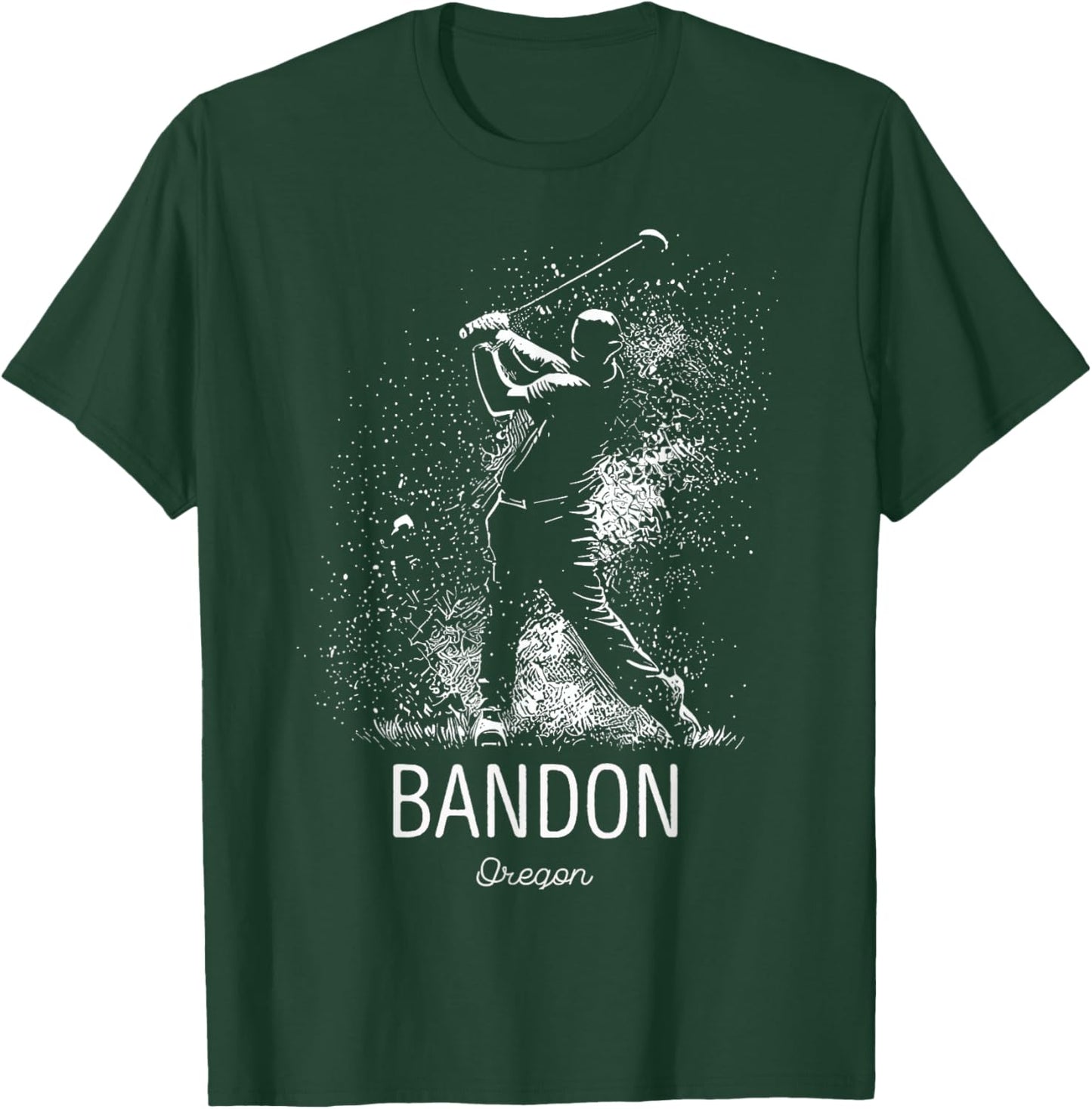 Golf Golfing Bandon T-Shirt - T-Shirt | Forest