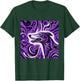 Psychedelic Trippy Rave Purple Dog Greyhound Whippet Women T-Shirt - T-Shirt | Forest