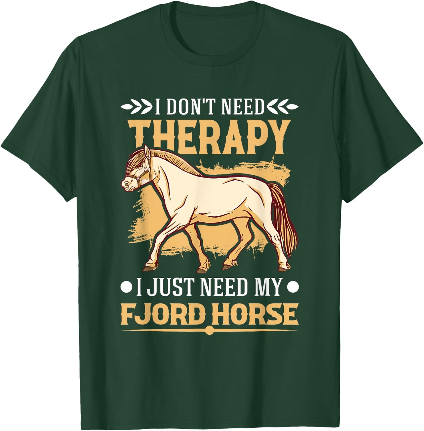 Fjord Horse Therapy Fjordi T-Shirt - T-Shirt | Forest