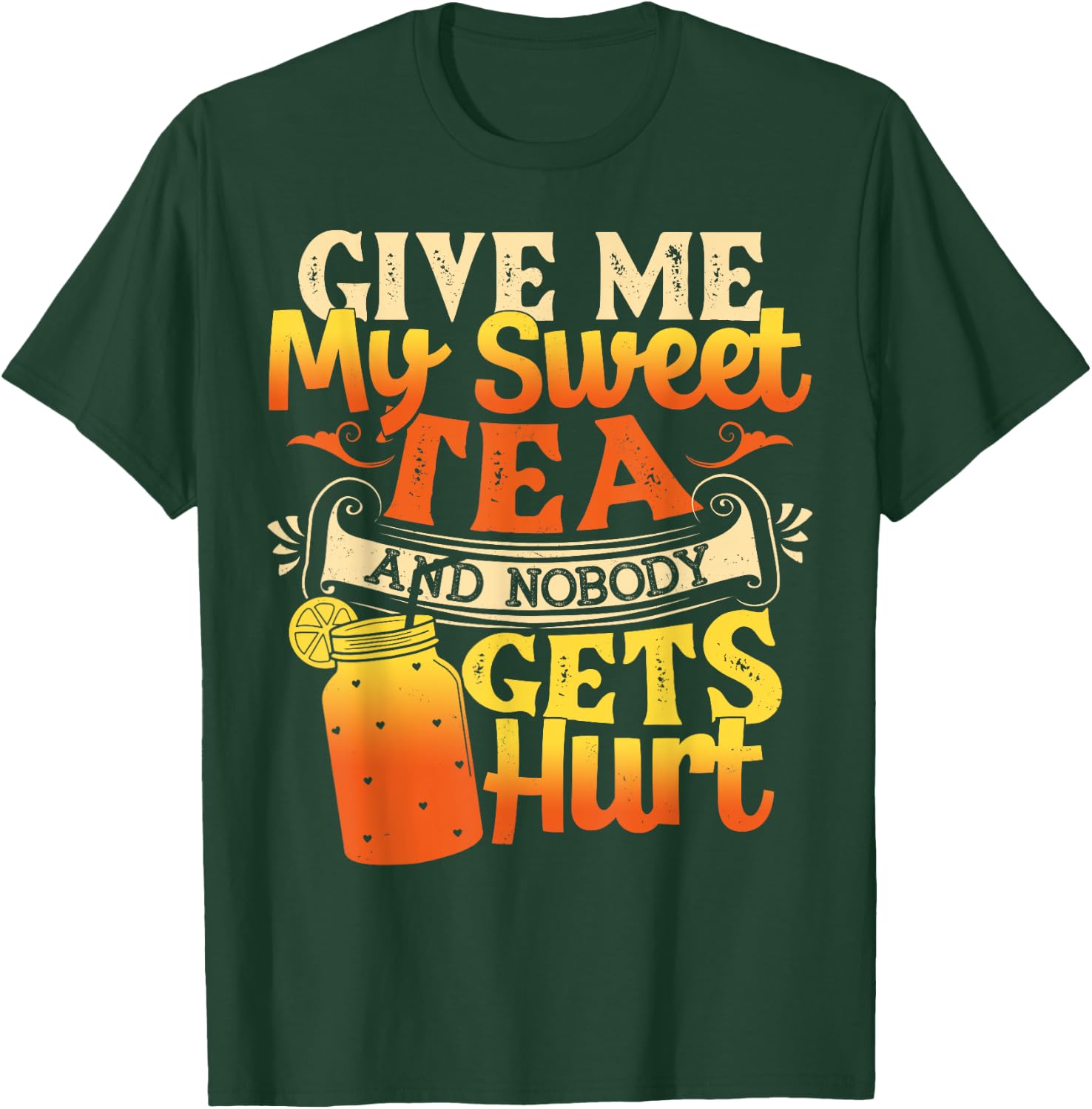 Funny Sweet Tea - I Love Sweet Tea Cute Sweet Tea Drink T-Shirt - T-Shirt | Forest