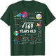 Square Root of 169 13th Birthday 13 Year Old Math Nerd T-Shirt - T-Shirt | Forest