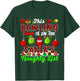 This Bowling Team Is On The Santa's Naughty List Xmas Player T-Shirt - T-Shirt | Forest