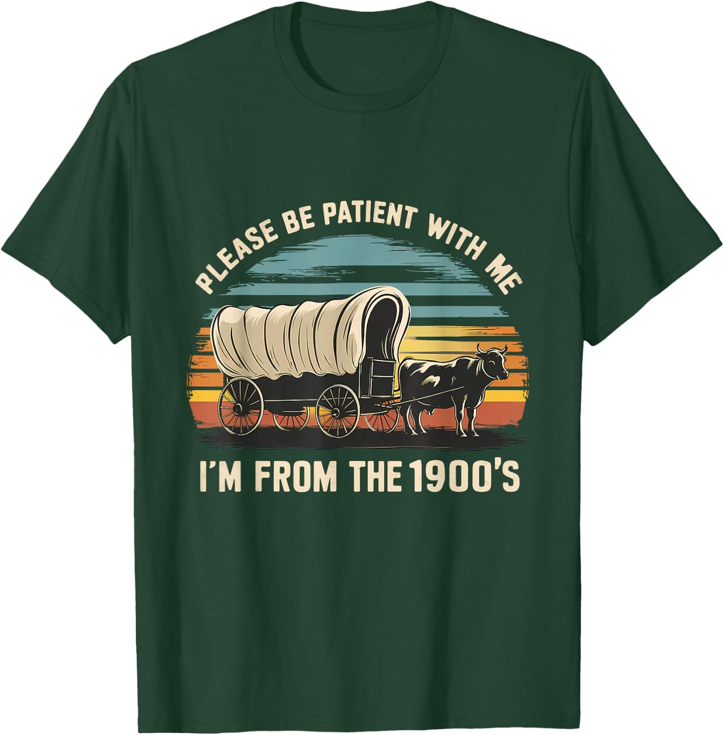 Sarcastic Quote Please Be Patient With Me Im From The 1900s T-Shirt - T-Shirt | Forest