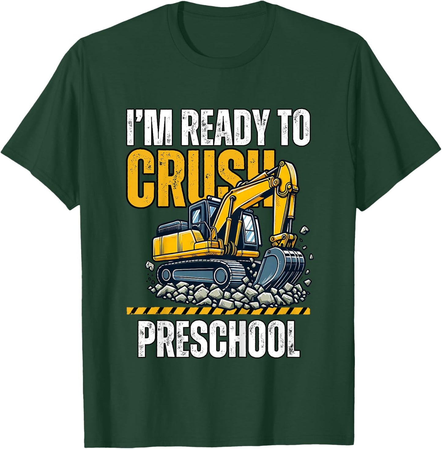 Kids I'm Ready To Crush Preschool boys first day of preschool T-Shirt - T-Shirt | Forest