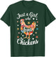 Just a Girl Who Loves Chickens Mom Chicken Shirts T-Shirt - T-Shirt | Forest