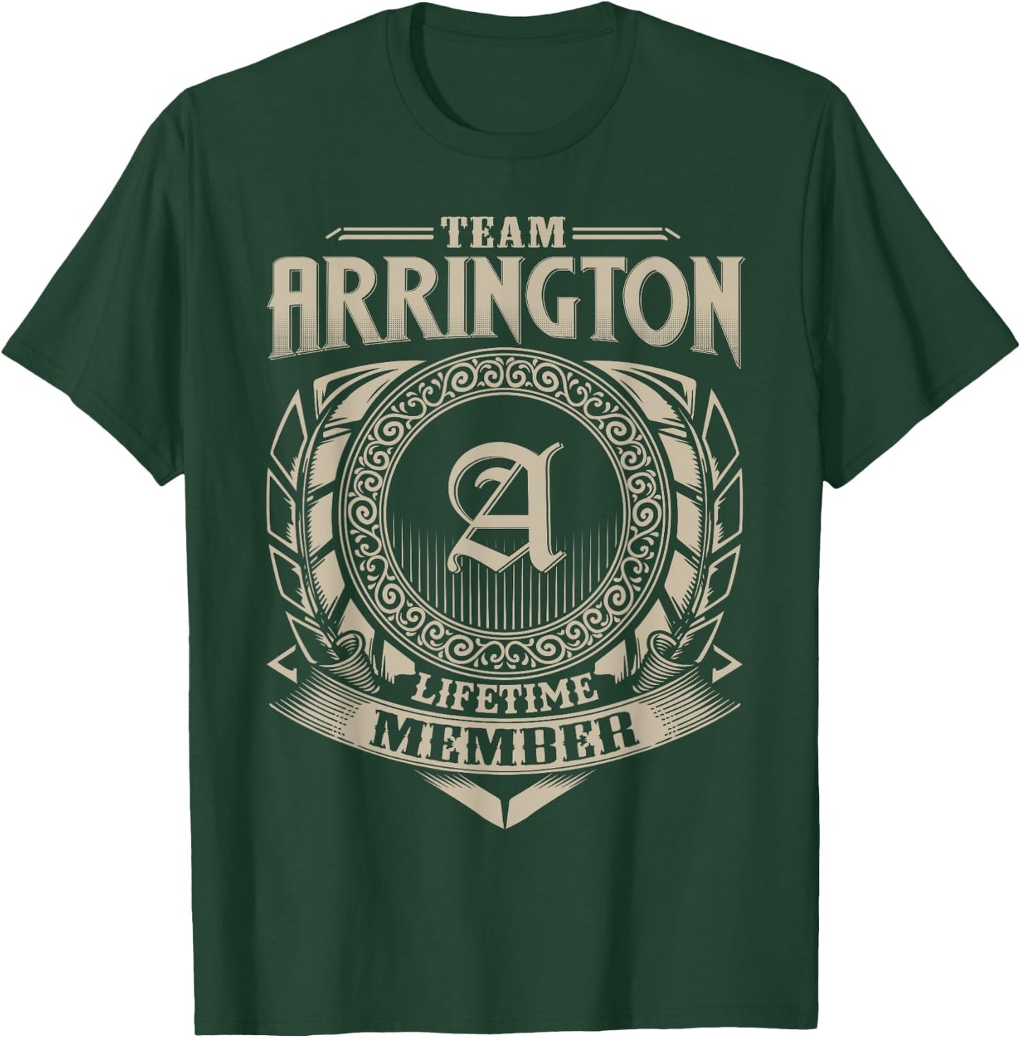 Team ARRINGTON Lifetime Member Vintage ARRINGTON Family T-Shirt - T-Shirt | Forest