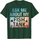 Funny Fish Tank Art Women Fish Tank Aquarium Lover T-Shirt - T-Shirt | Forest