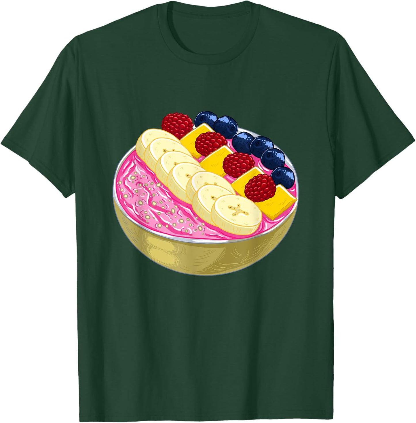 Smoothie Bowl Cute Healthy Vegan Meal Breakfast Snack Gift T-Shirt - T-Shirt | Forest