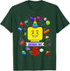 Building Bricks 6th Birthday Boy 6 Master Builder Blocks T-Shirt - T-Shirt | Forest
