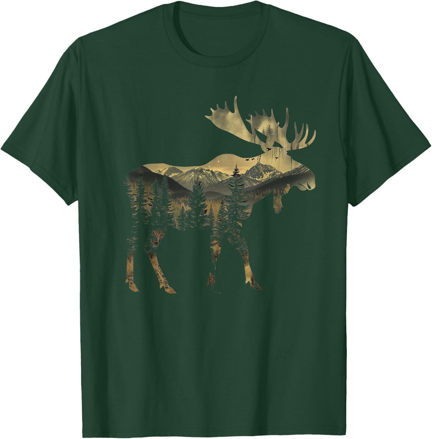 Elk Mountains Hiking Camping Alaska Nature Lovers T-Shirt - T-Shirt | Forest