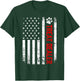 Dog Treat Dealer Funny Dog Owner Dog Dad American Flag T-Shirt - T-Shirt | Forest
