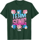 Sonic The Hedgehog Team Sonic Amy Rose Retro Logo T-Shirt - T-Shirt | Forest