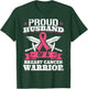 Proud Husband Of Breast Cancer Warrior Pink Awareness Ribbon T-Shirt - T-Shirt | Forest