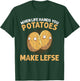 Cool Lefse Women Potato Flatbread Baking Pastry Food T-Shirt - T-Shirt | Forest