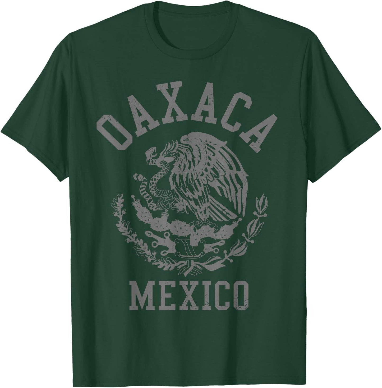Oaxaca Mexico Pride Mexican Flag Vintage T-Shirt - T-Shirt | Forest