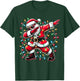 Christmas Santa Boy Dabbing Xmas Lights Christmas T-Shirt - T-Shirt | Forest