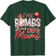 I Hit Bombs For Hot Moms Baseball Mom Baseball Player T-Shirt - T-Shirt | Forest