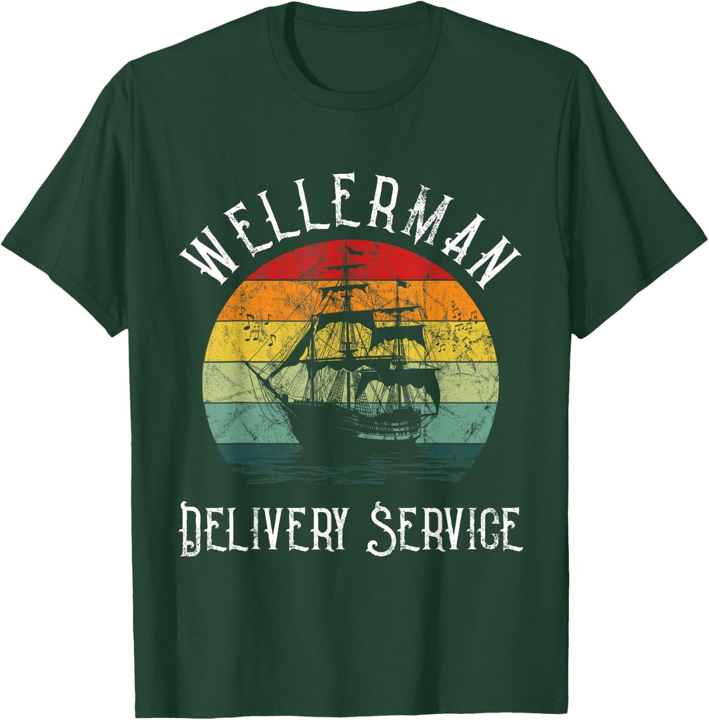 Wellerman Delivery Service For Sea Shanty Lover T-Shirt - T-Shirt | Forest