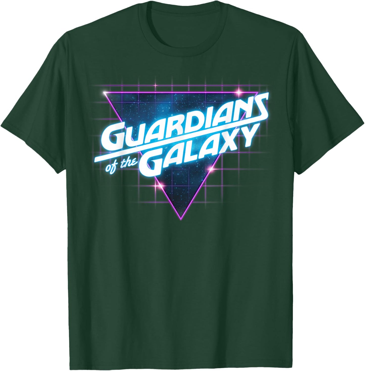 Marvel Guardians of The Galaxy Retro Vintage Line Logo Small T-Shirt - T-Shirt | Forest