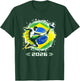 Brazil Player Sports Vintage Men Boys Brasil 2026 T-Shirt - T-Shirt | Forest