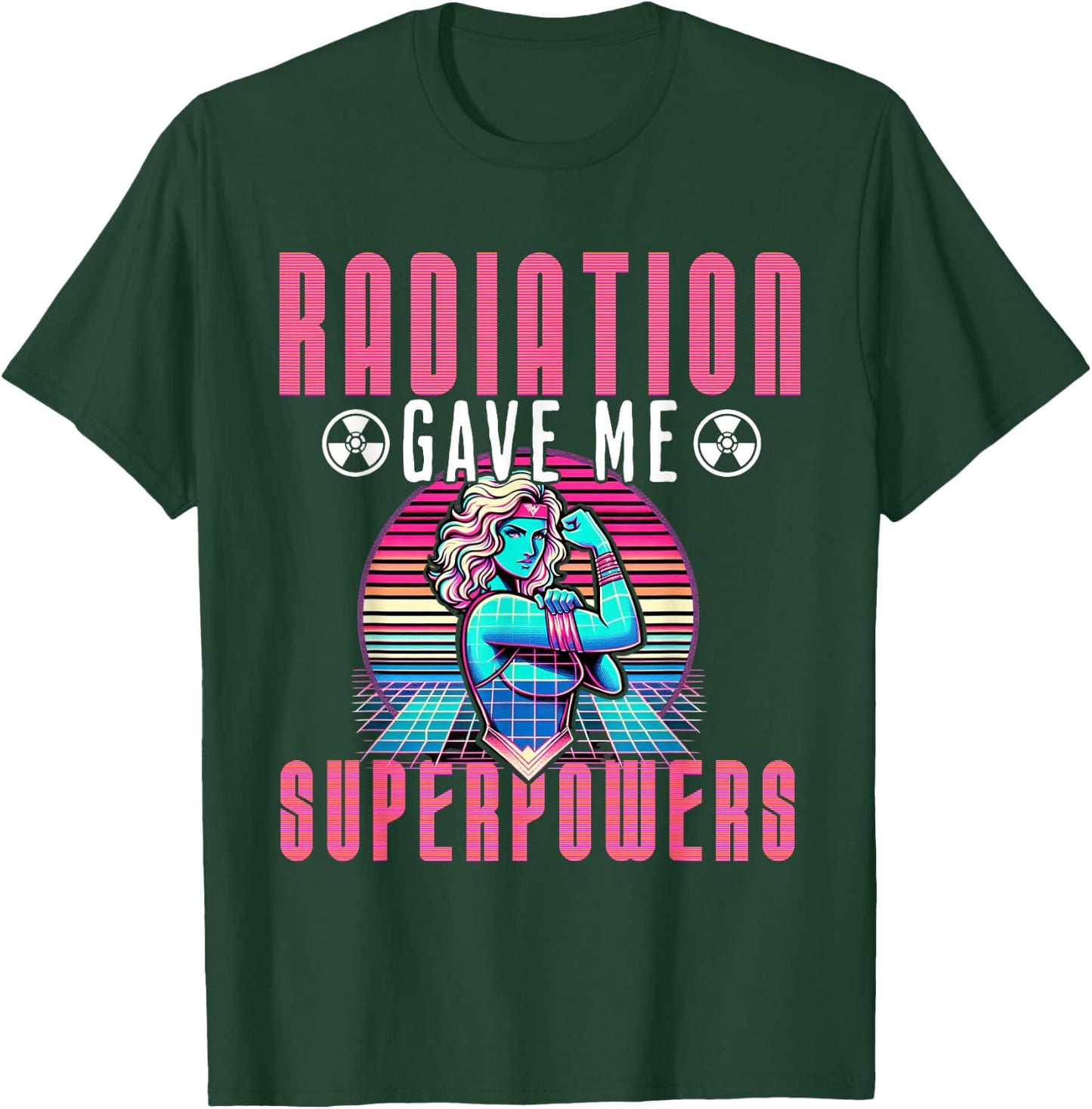 Cancer Designs by MCG.Co -Adult Cancer Awareness - Black, Small, Short Sleeve, Modern Classic, , Cartoon Text T-Shirt - T-Shirt | Forest