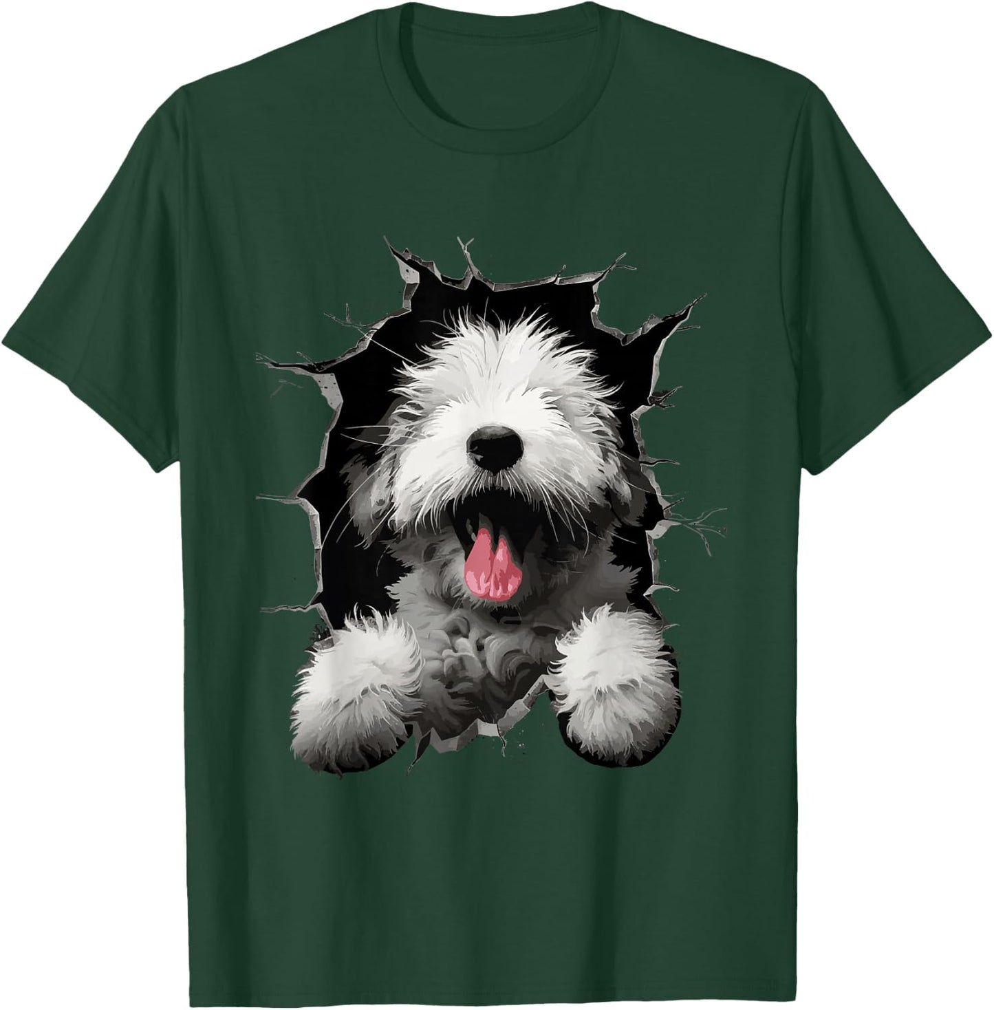 Old English Sheepdog T-Shirt - T-Shirt | Forest