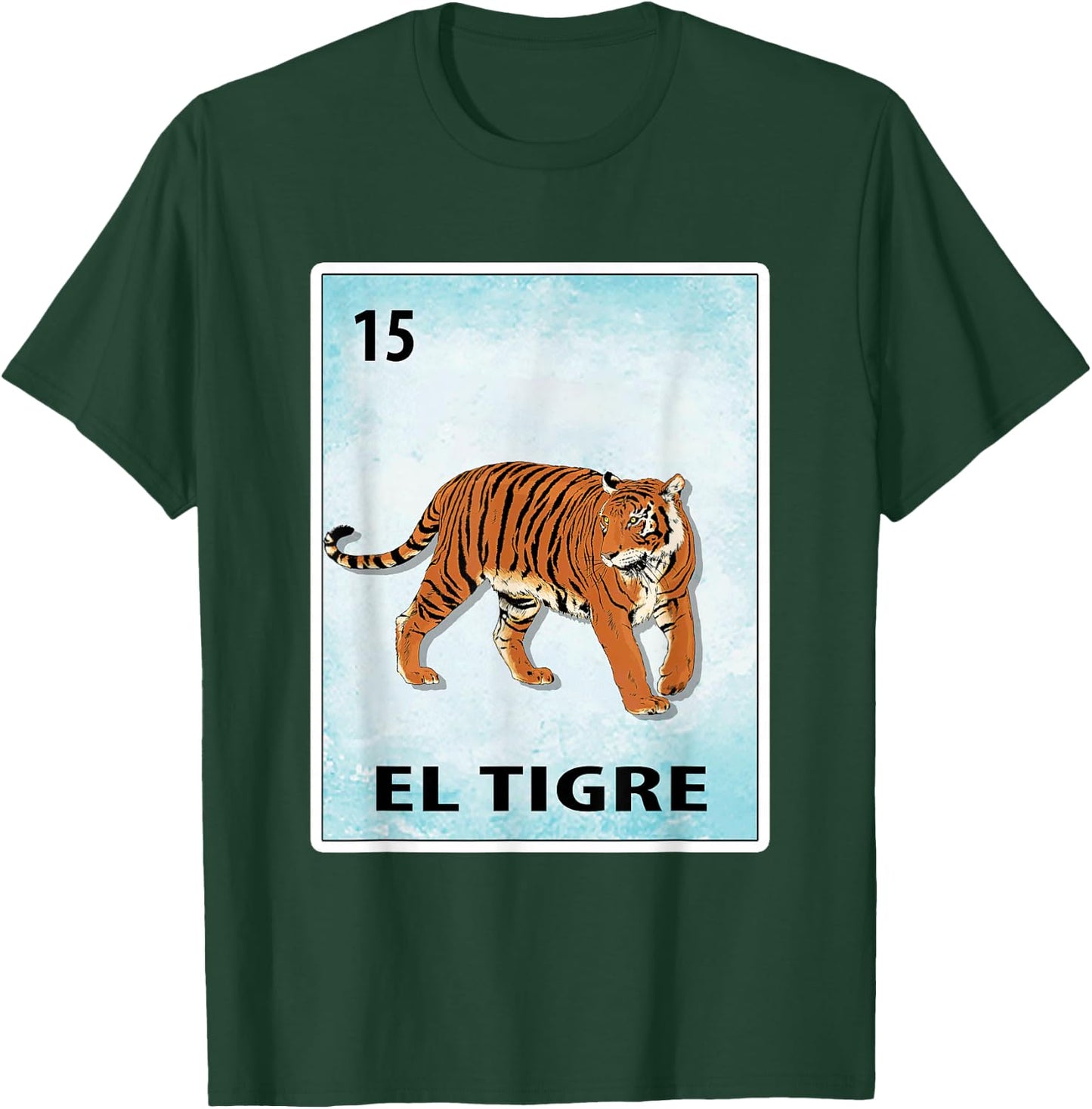 El Tigre Mexican Tiger Cards T-Shirt - T-Shirt | Forest