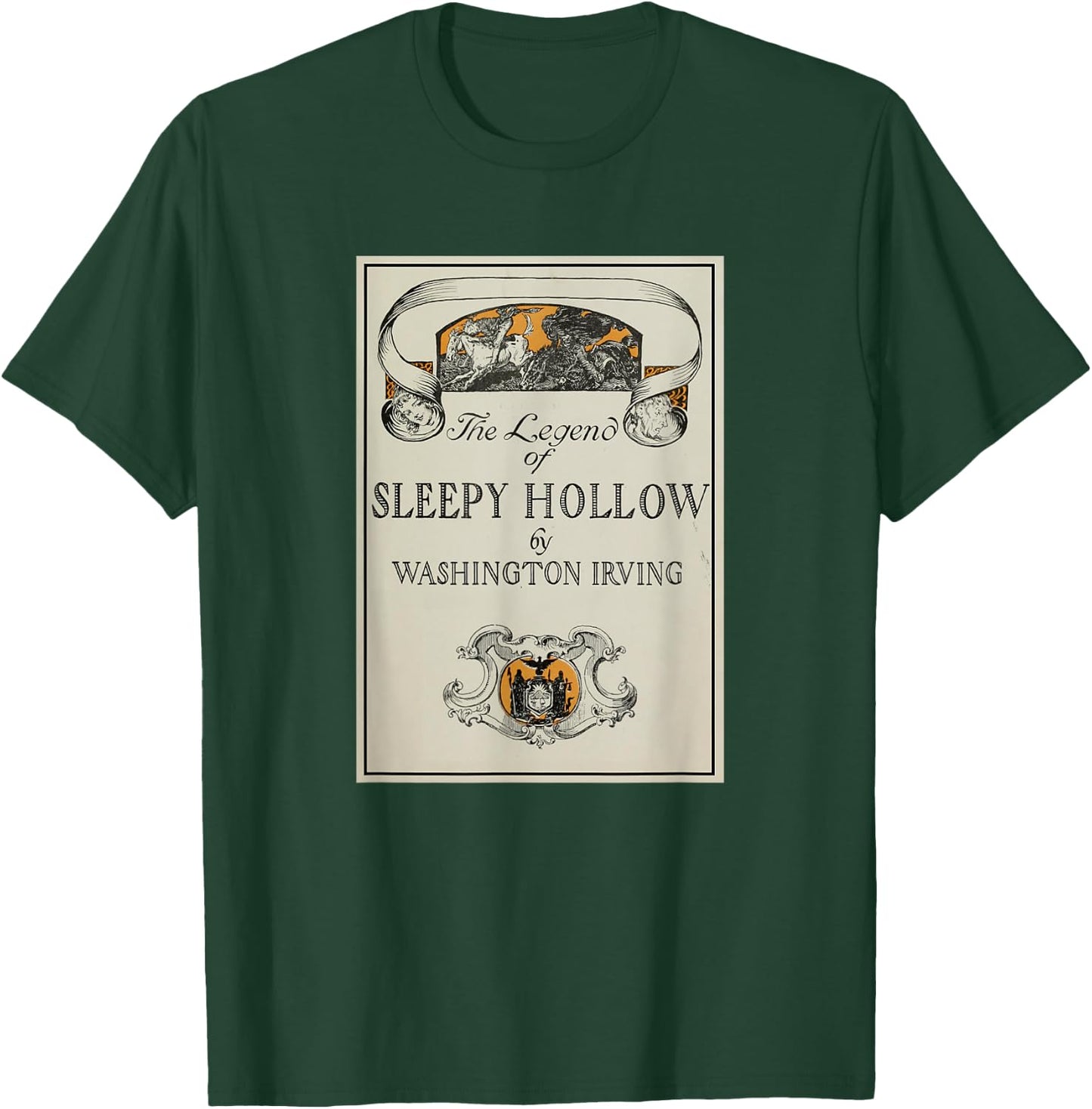 The Legend of Sleepy Hollow Title Page T-Shirt - T-Shirt | Forest