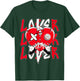 Red Loser Lover Drip Heart Matching Women T-Shirt - T-Shirt | Forest