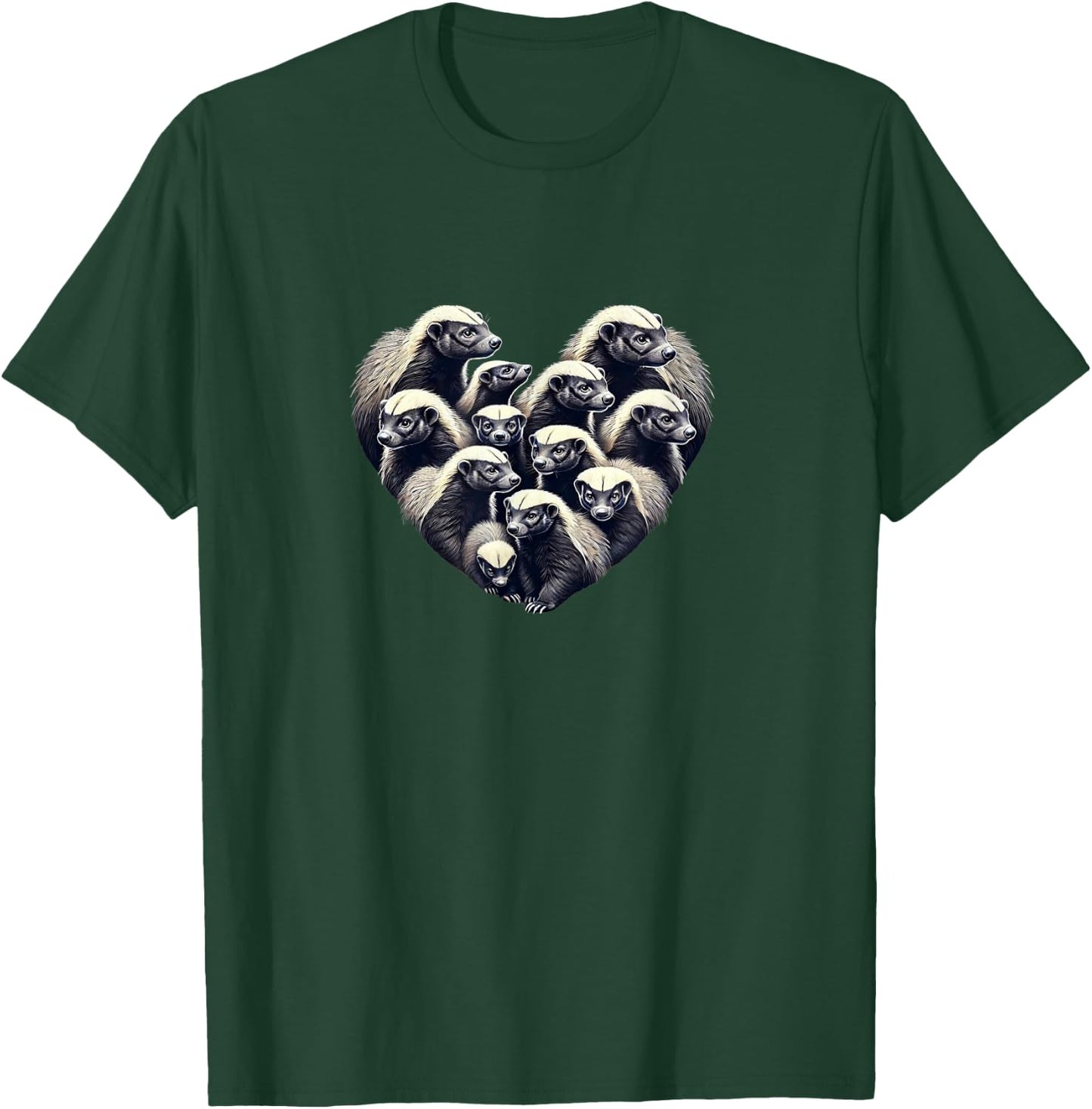 Honey Badger Shirt Honey Badger Lover Honey Badgers T-Shirt - T-Shirt | Forest